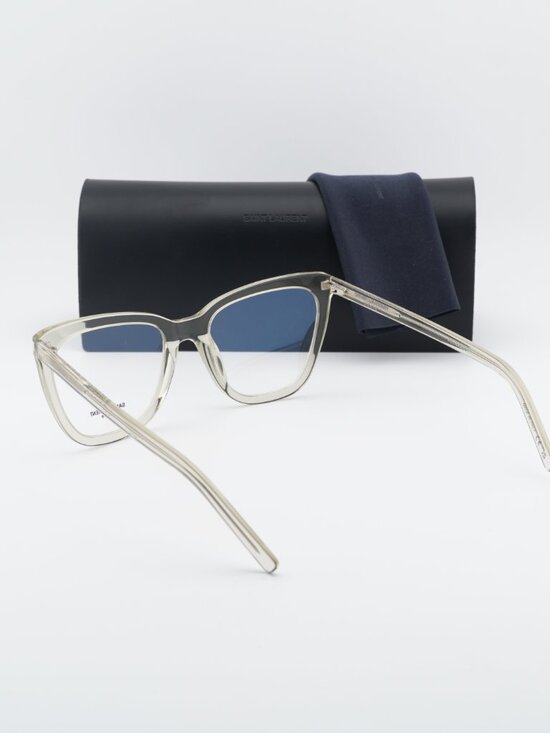 Saint Laurent SL548 SLIM OPT 005 Cat Eye Eyeglasses 55mm - Green main image 5